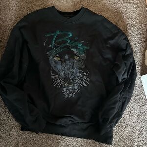 Anine Bing Kenny Black Panther Sweatshirt